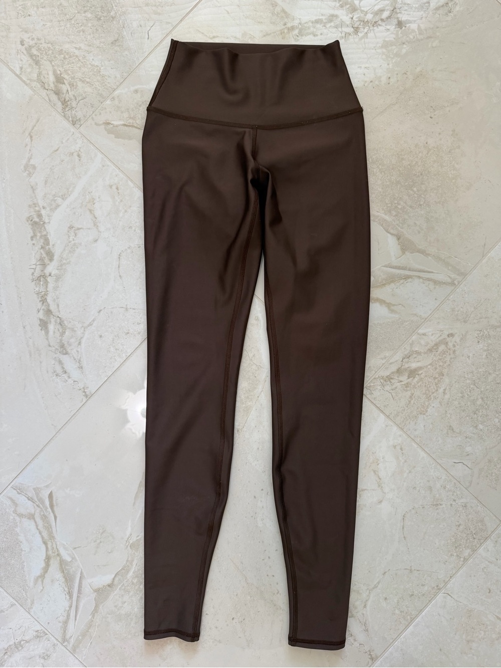 ALO Yoga Brown High-Waist Leggings - XS